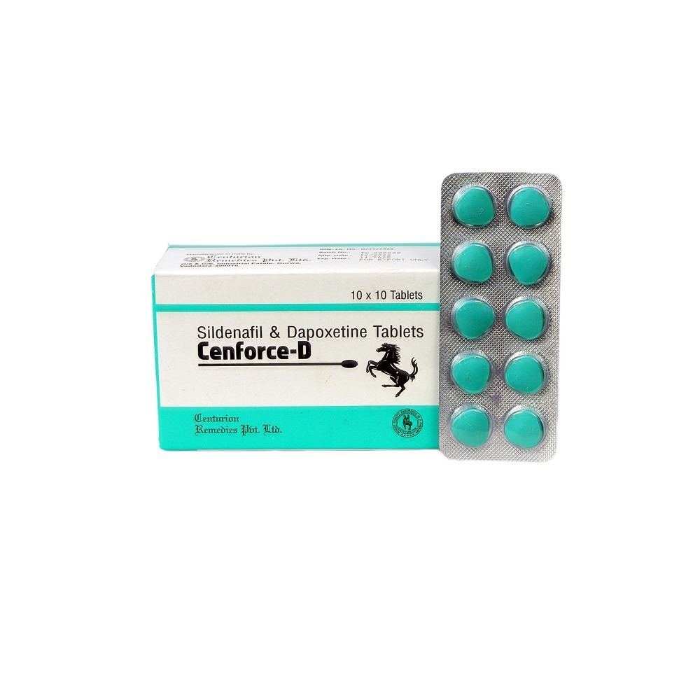 Cenforce-D 100mg+60mg salt Sildenafil Citrate+ Dapoxetine HCL by Centurian Laboratories