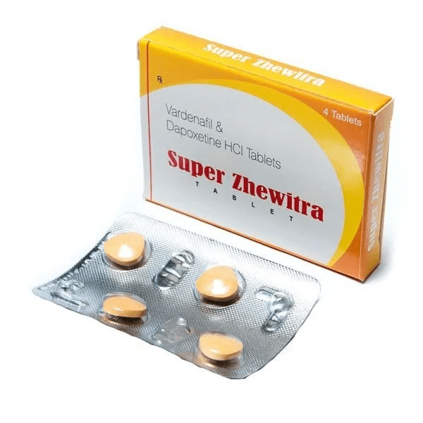 Extra Super Zhewitra 40mg+60mg salt Vardenafil + Dapoxetine HCL by Sunrise Remedies